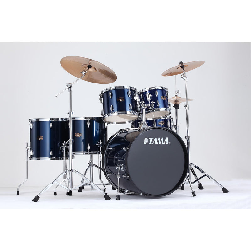 Tama 6 Piece Imperialstar Kit - Meinl HCS Cymbals Midnight Blue