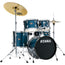 Tama Imperialstar 5 Piece Complete Kit With Meinl HCS Cymbals Hairline Blue 18 Inch Bass Drum