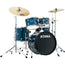 Tama Imperialstar 5 Piece Complete Kit With Meinl HCS Cymbals Hairline Blue 20 Inch Bass Drum