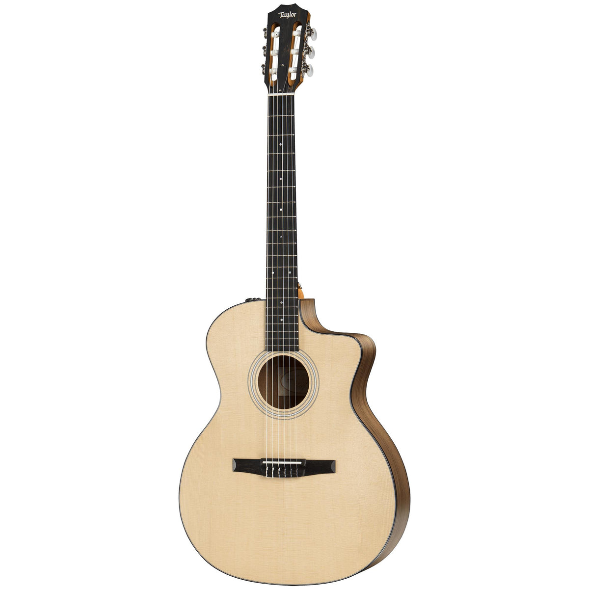 Taylor 114CE-N Nylon Grand Auditorium Walnut / Sitka with Electronics - Natural