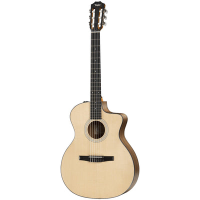 Taylor 114CE-N Nylon Grand Auditorium Walnut / Sitka with Electronics - Natural
