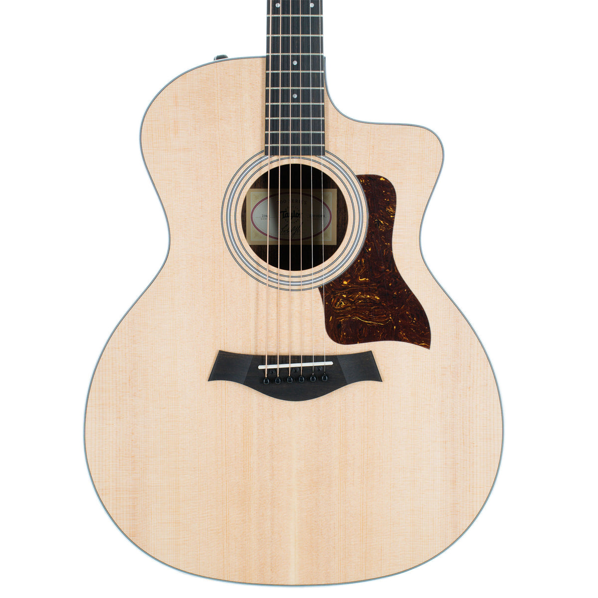 Taylor 214ce Grand Auditorium Acoustic Guitar with Sitka Spruce Top, Rosewood Back and Sides