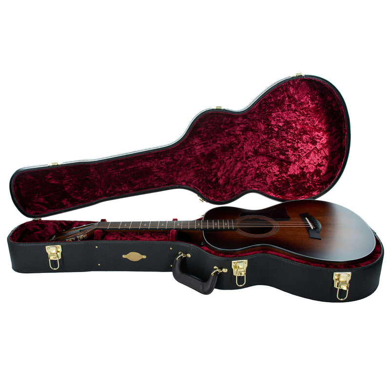 Taylor 322e 12-Fret Grand Concert Acoustic Guitar, V-Class, All Mahogany, Satin Finish