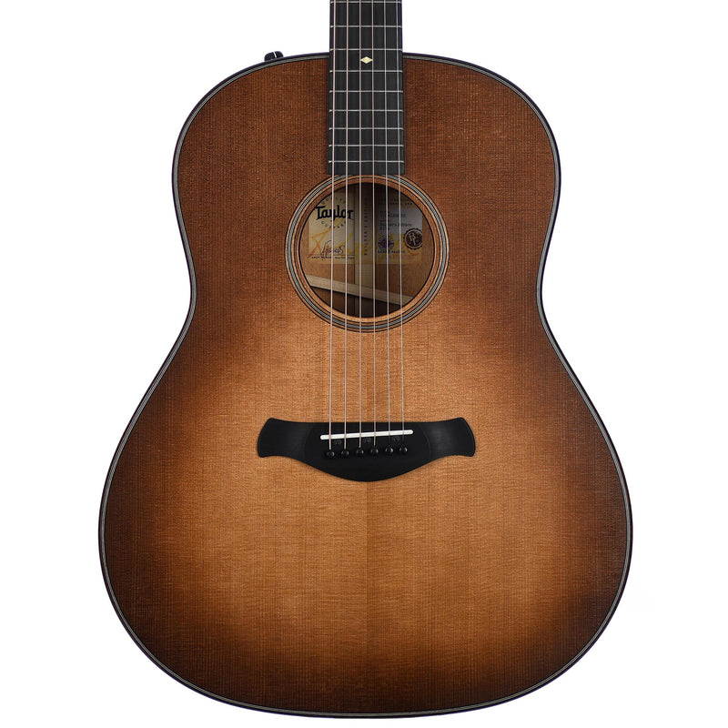 Taylor 517e Builder's Edition Grand Pacific, Sitka Spruce Top, Neo Tropical Mahogany Back and Sides, Wild Honey Burst