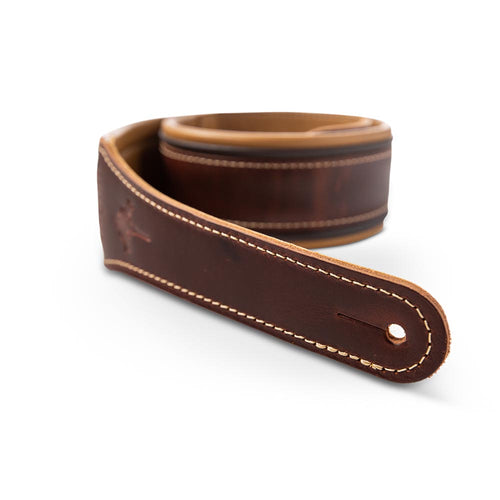 Taylor Ascension Strap Cordovan Leather 2.5 inch, Cordovan Black Butterscotch