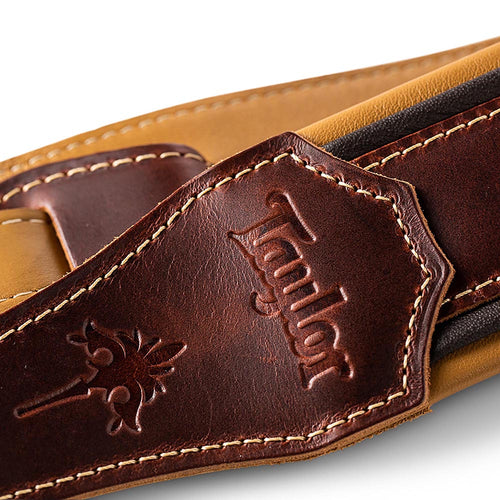 Taylor Ascension Strap Cordovan Leather 2.5 inch, Cordovan Black Butterscotch