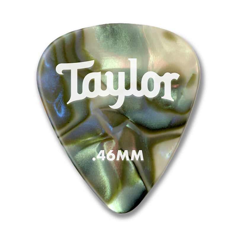 Taylor Celluloid 351 Abalone Picks, .71MM 12 Pack