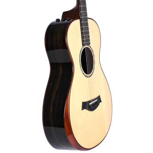 Taylor Custom Grand Concert 12 Fret Acoustic Guitar, Eurospruce Top, West African Ebony Back and Sides