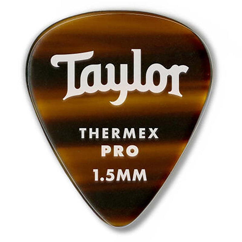 Taylor Darktone Thermex Pro 351 Picks, Tortoise Shell 1.5MM 6 Pack