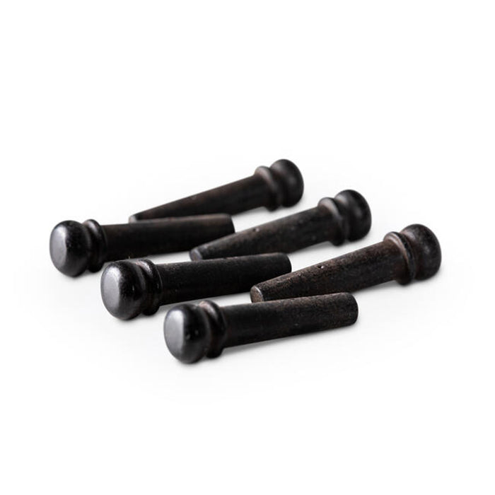 Taylor Ebony Bridge Pins, Pack Of 6