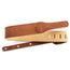 Taylor Gemstone Strap Sanded Suede 2.5 Inch, Medium Brown