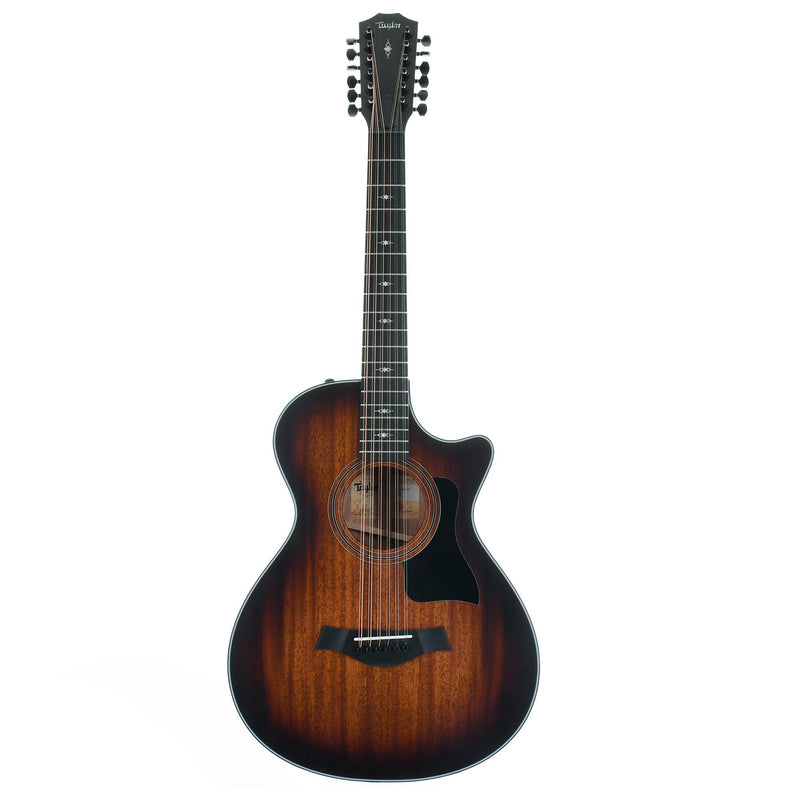 Taylor 362CE Grand Concert 12-String Acoustic - Shaded Edgeburst Mahogany Top Blackwood Back and Sides - ES2