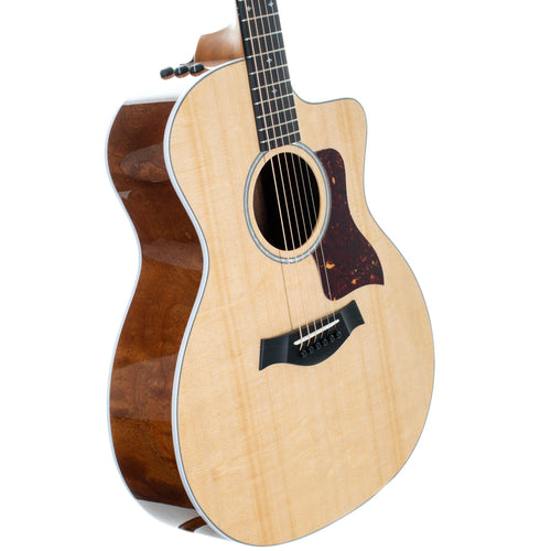 Taylor Limited Edition 214ce Deluxe Grand Auditorium, Layered Quilted Sapele, With Deluxe Hardshell Case