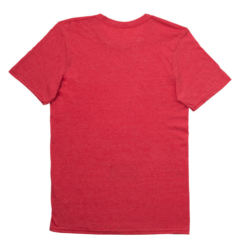 Taylor California Bear "Born & Raised" T Shirt, Heather Red