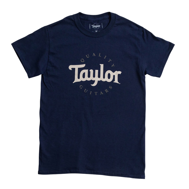 Taylor Men's Two-Color Logo T Shirt, Navy XXXL