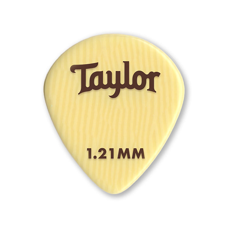 Taylor Premium Ivoroid 351 Picks, 1.21 6 Pack