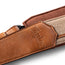 Taylor Vegan Leather Strap Tan With Natural Textile 2.5 Inch Embossed Logo