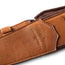 Taylor Vegan Leather Strap Tan With Stitching 2.75 Inch Embossed Logo