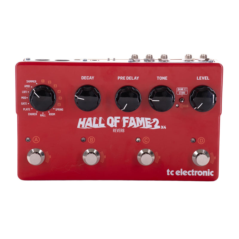 battery powered reverb pedal TC Electronic Hall Of Fame 2X4 Reverb Pedal