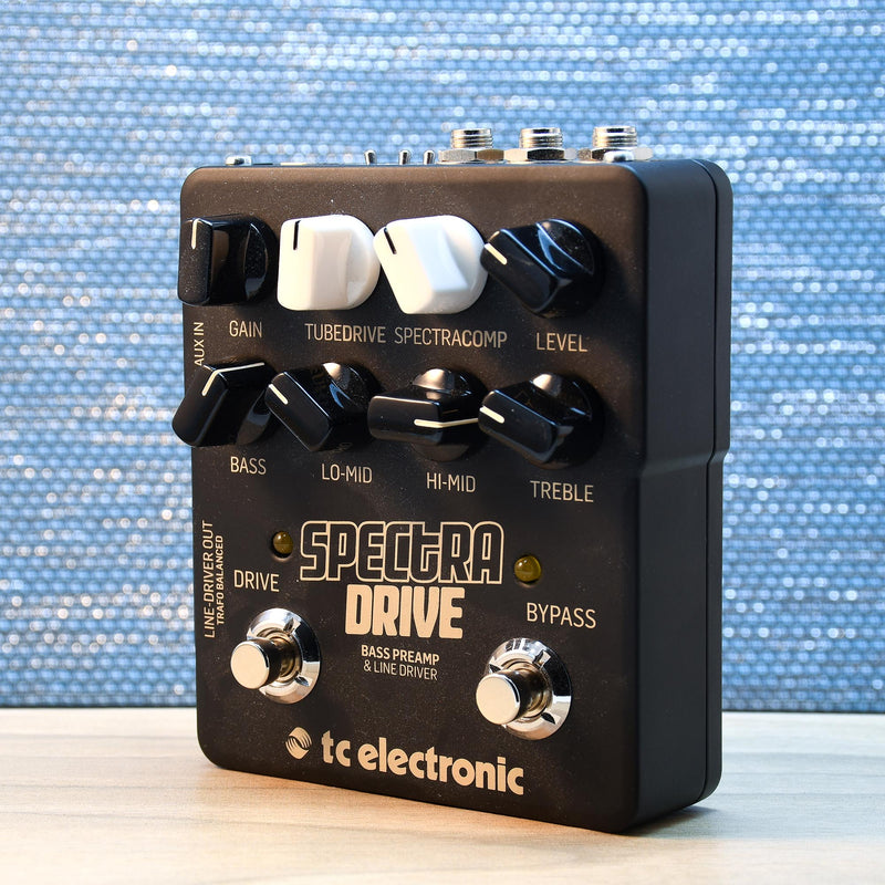 TC Electronic Spectradrive Bass Preamp & Drive Pedal With Built-In Tubedrive