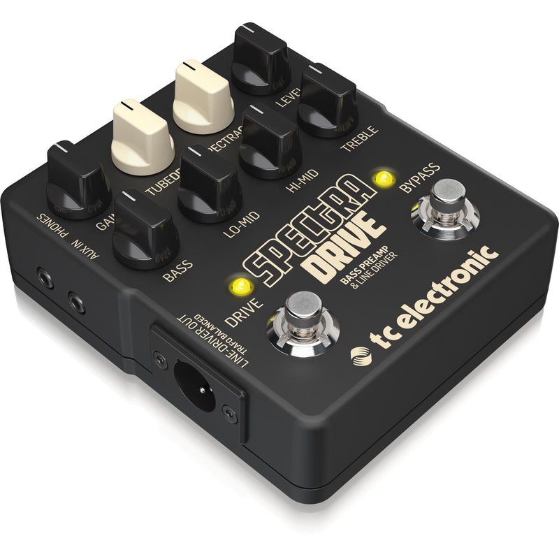 TC Electronic Spectradrive Bass Preamp & Drive Pedal With Built-In Tubedrive