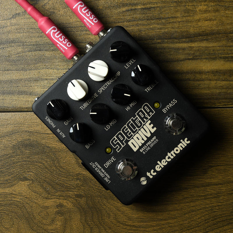 TC Electronic Spectradrive Bass Preamp & Drive Pedal With Built-In Tubedrive