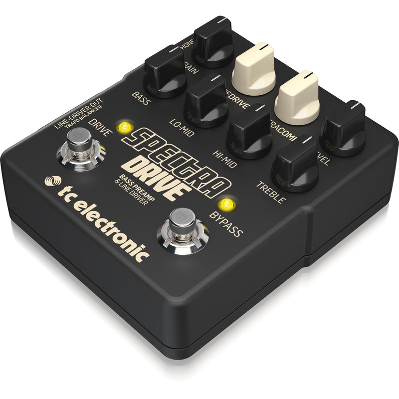 TC Electronic Spectradrive Bass Preamp & Drive Pedal With Built-In Tubedrive