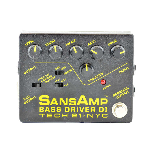 Tech 21 SansAmp Bass Driver DI V2 Pedal | Sweetwater