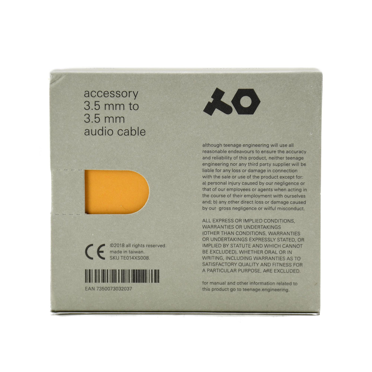 Teenage Engineering OP-Z 3.5mm Audio Cable