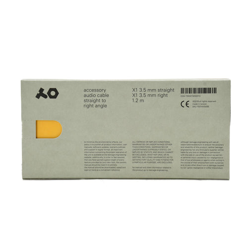 Teenage Engineering Op-Z 3.5mm Audio Cable, Right Angle