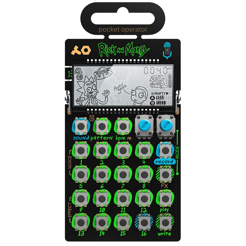 Teenage Engineering PO-137 Rick and Morty