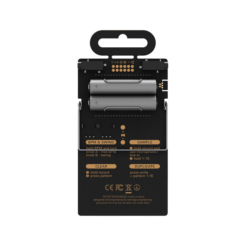 Teenage Engineering Pocket Operator PO-33 KO Micro Sampler