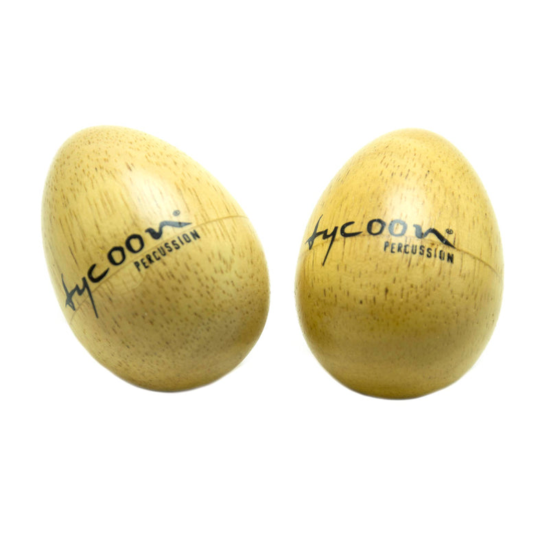 Tycoon Wooden Egg Shaker - Small Pair