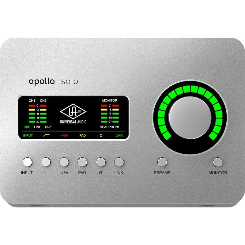 Universal Audio Apollo Solo Heritage Edition 2x4 Thunderbolt Audio Interface