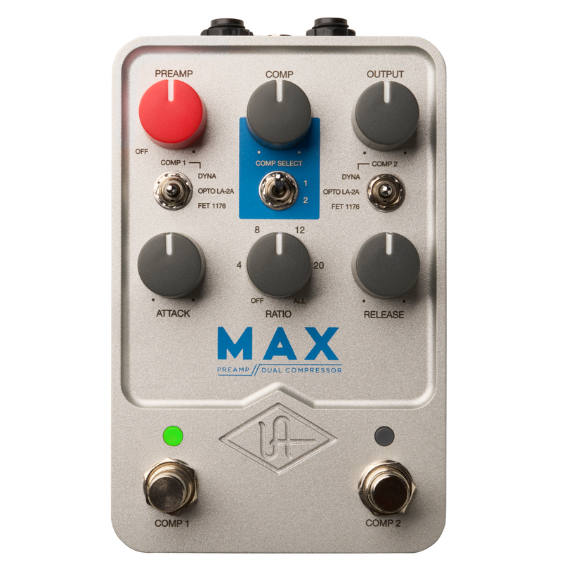 Universal Audio Max Stereo Preamp and Dual Compressor Effect Pedal