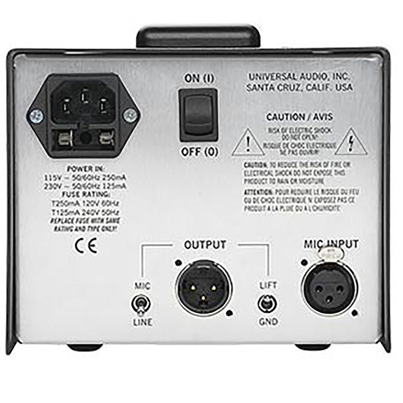 Universal Audio Solo/610 Classic Tube Single Channel Mic Preamplifier And DI Box