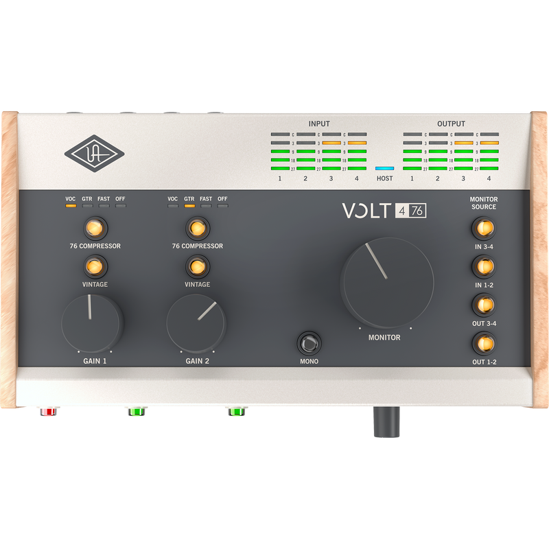 Universal Audio Volt 476 4-In/4-Out USB 2.0 Audio Interface With Volt Audio Software Suite