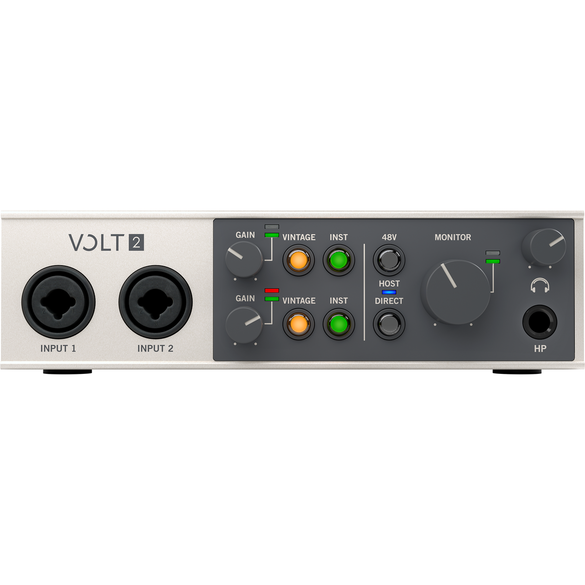 Universal Audio Volt 2 Recording Studio Audio Interface w/ Software Suite
