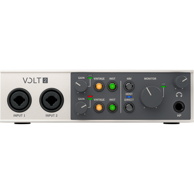 Universal Audio Volt 2 Recording Studio Audio Interface w/ Software Suite