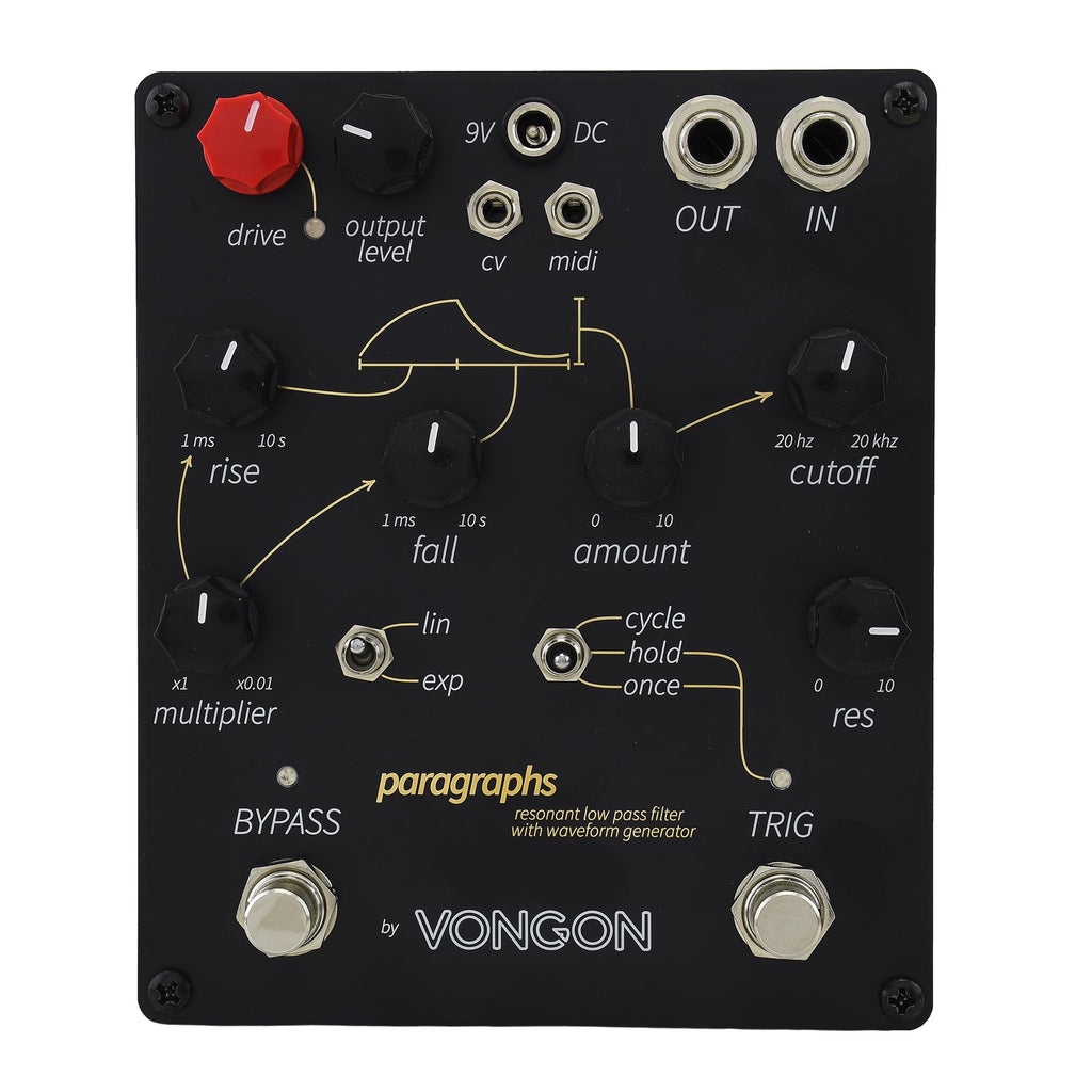 VONGON paragraphs フィルター系　エフェクター vongon-resonant-low-pass-