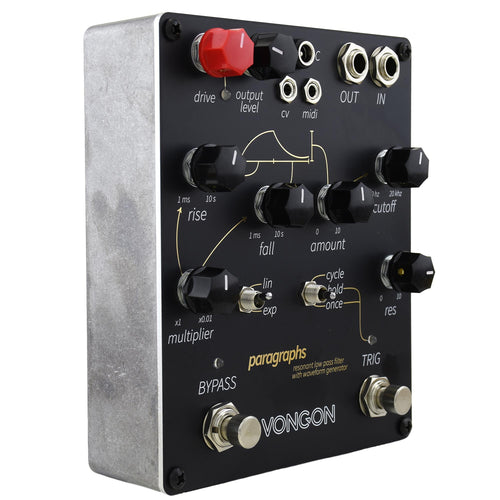 Vongon Paragraphs Resonant Low Pass Filter Effect Pedal w/ Waveform Generator