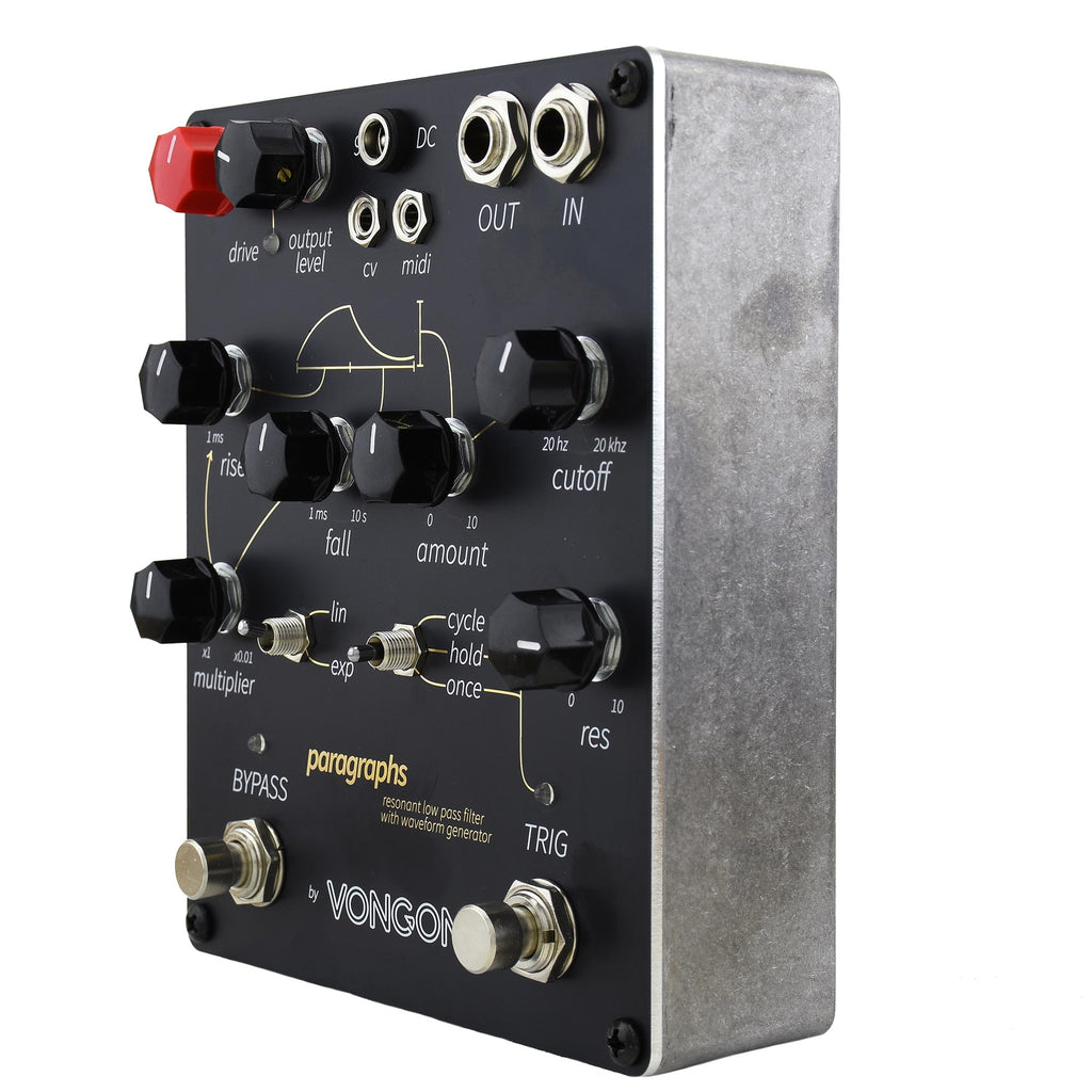 Vongon Paragraphs Resonant Low Pass Filter Effect Pedal w/ Waveform Ge