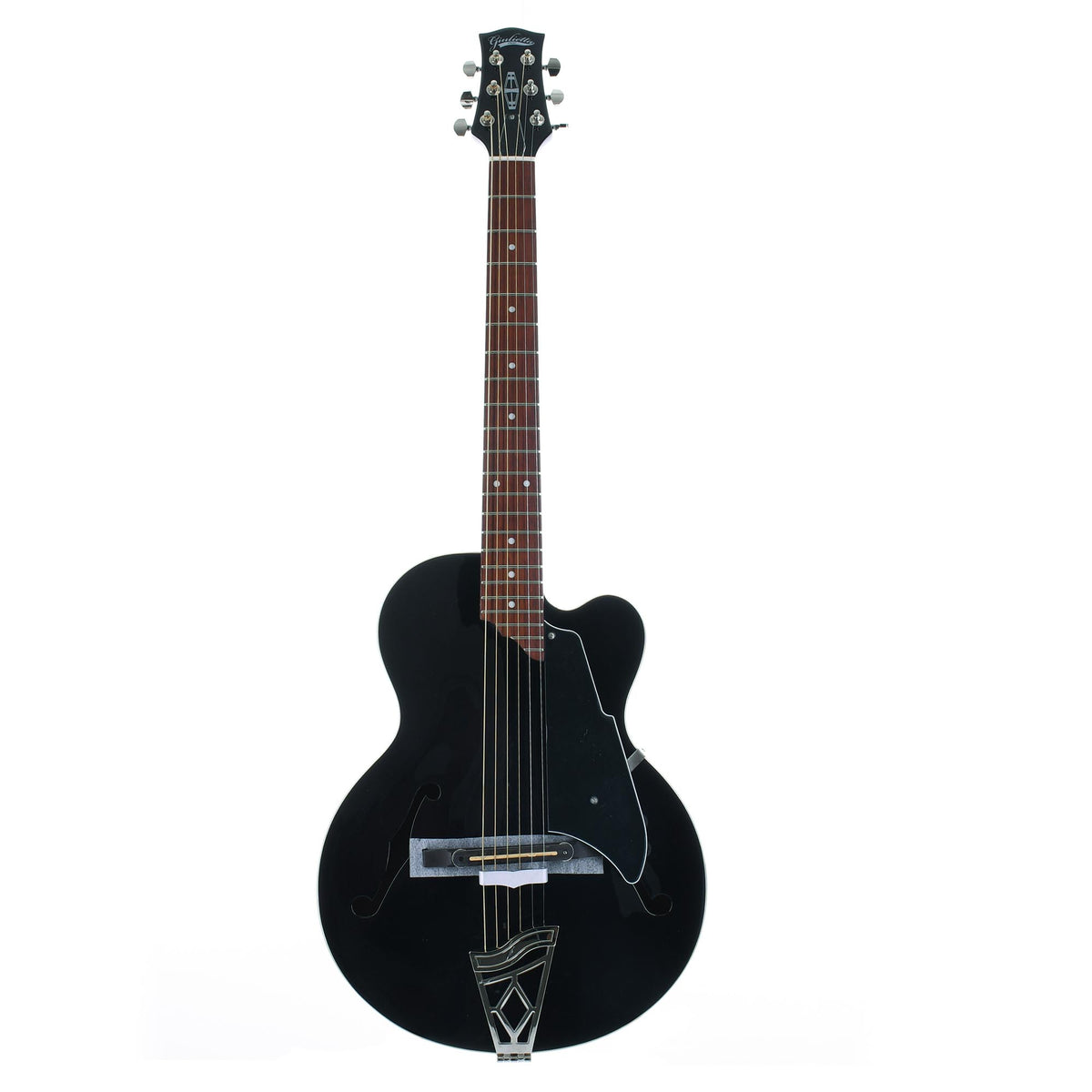 Vox Giulietta VGA-3PS Archtop Acoustic Electric, Trans Black