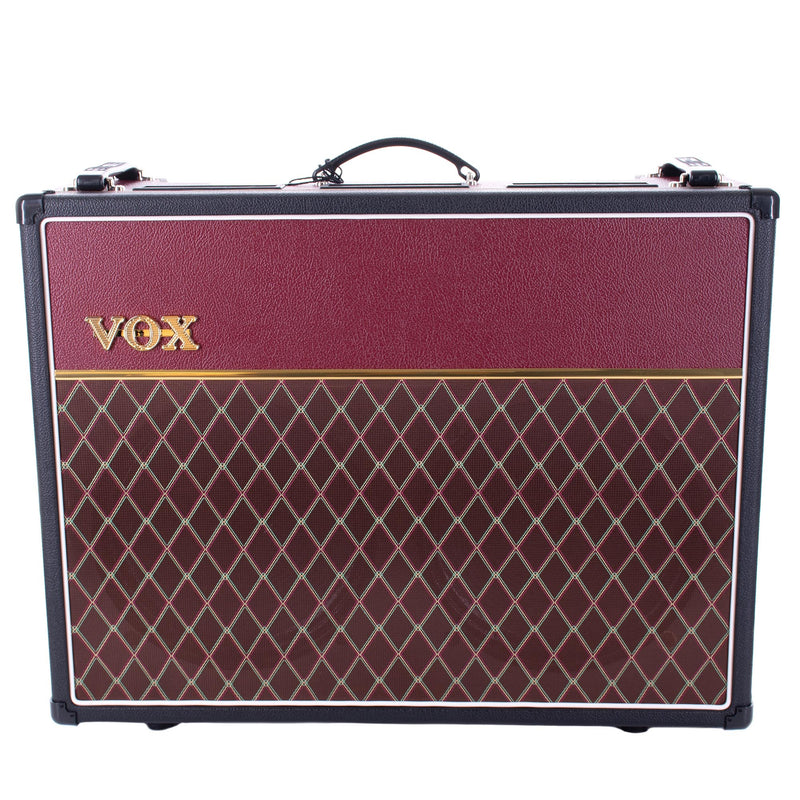 Vox Limited Edition AC30C2 30 Watt 2x12 Tube Combo, Two Tone Black and Red Tolex