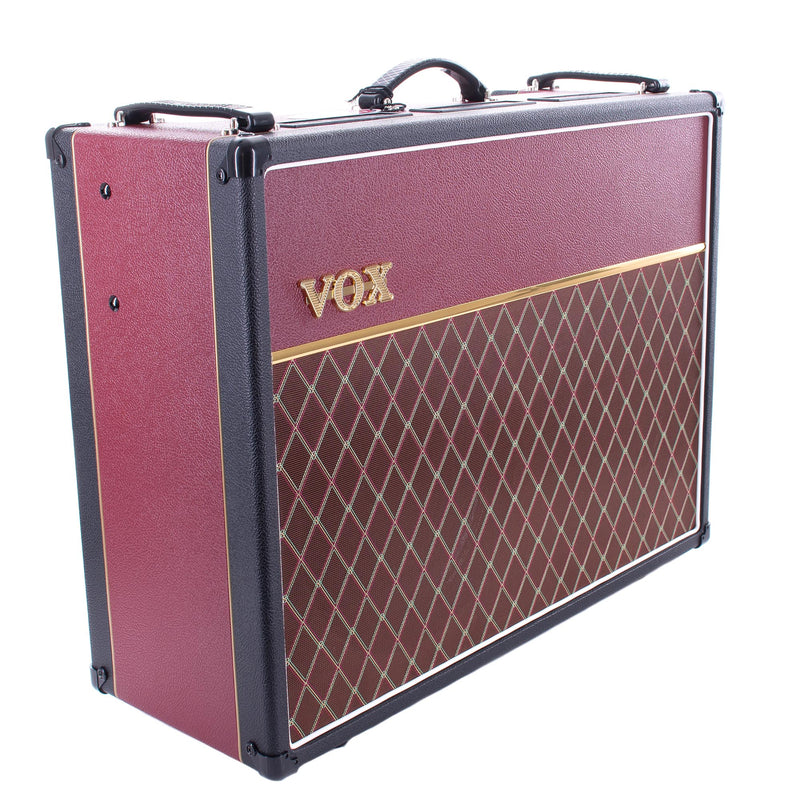Vox Limited Edition AC30C2 30 Watt 2x12 Tube Combo, Two Tone Black and Red Tolex
