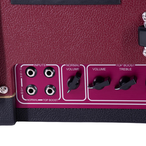 Vox Limited Edition AC30C2 30 Watt 2x12 Tube Combo, Two Tone Black and Red Tolex