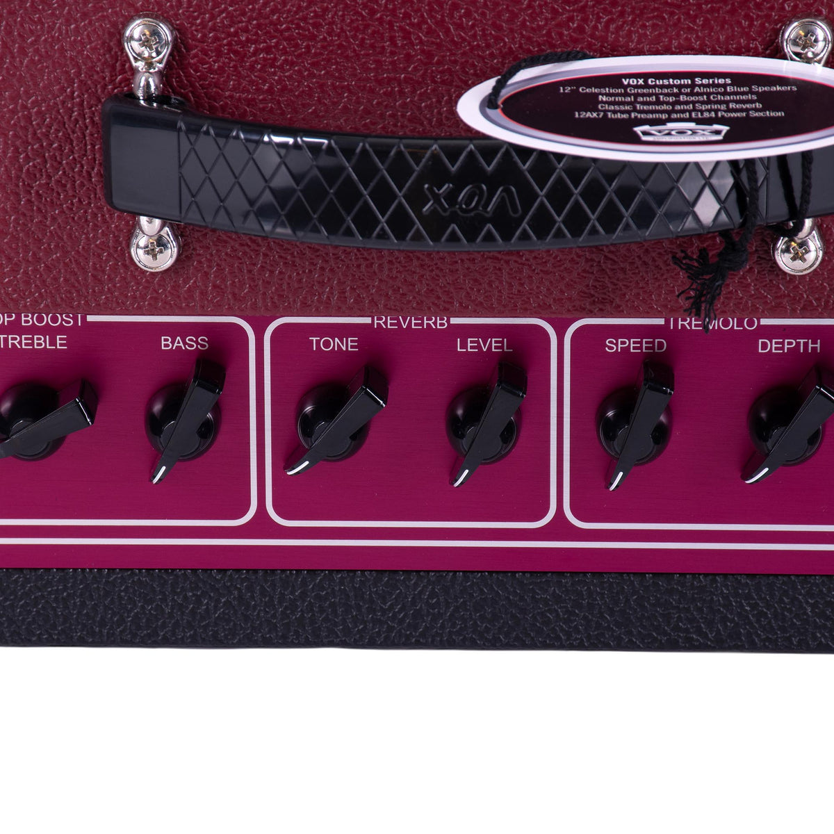 Vox Limited Edition AC30C2 30 Watt 2x12 Tube Combo, Two Tone Black and Red Tolex