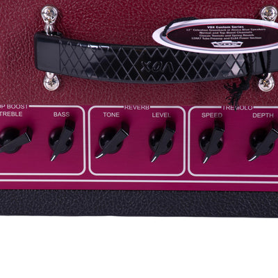 Vox Limited Edition AC30C2 30 Watt 2x12 Tube Combo, Two Tone Black and Red Tolex