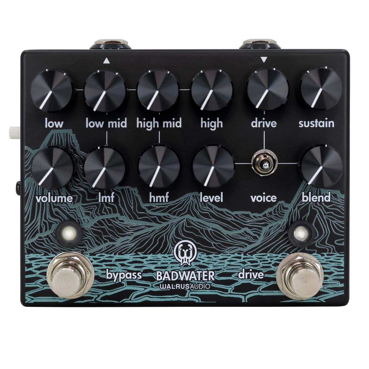 Walrus Audio Badwater Bass Pre-Amp D.I. Effect Pedal