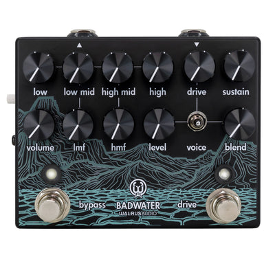 Walrus Audio Badwater Bass Pre-Amp D.I. Effect Pedal